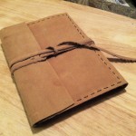 Hand Sewn Leather Sketchbook Cover